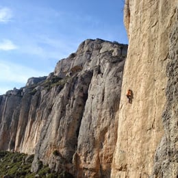 Rock climbing house