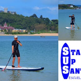 Stand Up Santander, Escuela y alquiler de SUP y Kayak en Cantabria