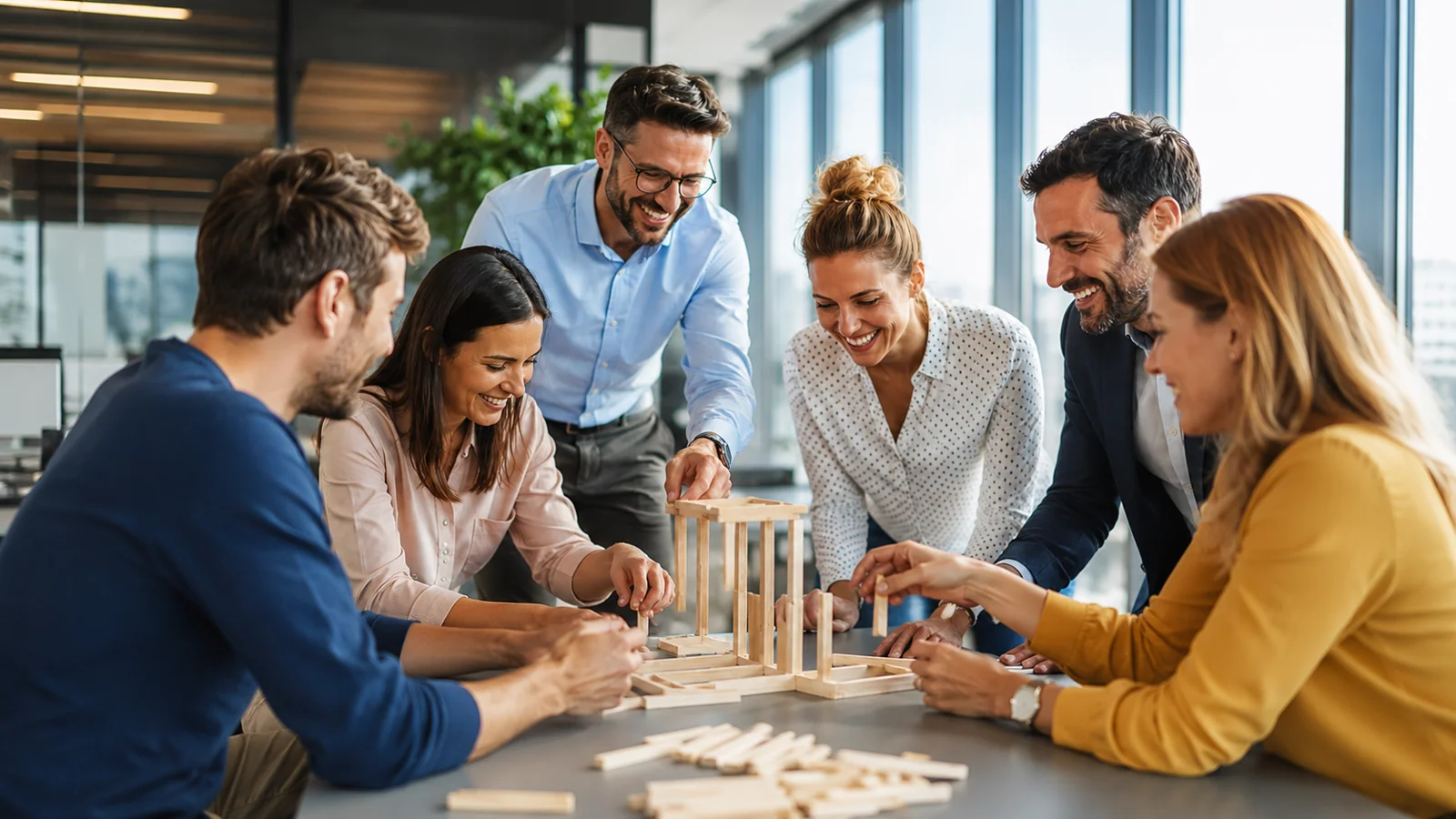 Los mejores planes de <br>Team building